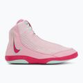 Wrestling shoes Nike Inflict 4 pink foam/desert pink/pink rise/rrtic green 2