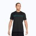 Men's running shirt Nike Dri-Fit Running T-Shirt black/bright spruce