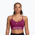 Training bra Nike Pro Seamless Light Support true berry/white