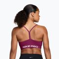 Training bra Nike Pro Seamless Light Support true berry/white 2
