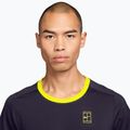 Men's tennis shirt Nike Court Advantage purple dynasty/lemon venom/lemon venom 3