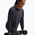 Women's training longsleeve Nike One Relaxed Dri-Fit gridiron/white 5
