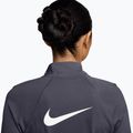 Women's running longsleeve Nike Tempo Swoosh Run Dri-Fit 1/4-Zip LS gridiron/white 3