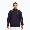 Men's tennis sweatshirt Nike Court Heritage purple dynasty/lemon venom