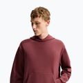 Men's training sweatshirt Nike 24.7 ImpossiblySoft Light Boulder/Black/Burgundy Crush 4