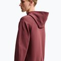 Men's training sweatshirt Nike 24.7 ImpossiblySoft Light Boulder/Black/Burgundy Crush 5