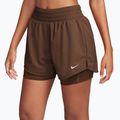 Women's shorts Nike One Dri-Fit High-Waisted 3" 2In1 cacao wow/white 3