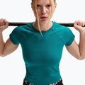 Women's training shirt Nike Pro Seamless Dri-Fit SS bright spruce 4
