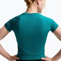Women's training shirt Nike Pro Seamless Dri-Fit SS bright spruce 5