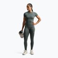 Women's leggings Nike One Seamless Front High-Waisted camo green/white 2