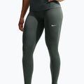 Women's leggings Nike One Seamless Front High-Waisted camo green/white 4