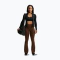 Women's leggings Nike One High Waisted Flared cacao wow/white 2