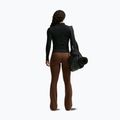 Women's leggings Nike One High Waisted Flared cacao wow/white 3