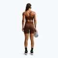 Women's shorts Nike Pro Seamless High-Waisted Biker 5" cacao wow 3
