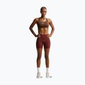 Women's sports bra Nike Swoosh Medium Support cacao wow/white 2