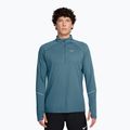 Men's running sweatshirt Nike Miler Dri-Fit UV 1/2 Zip smokey blue