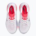 Women's training shoes Nike Hybrid RN white/laser crimson/metallic silver 3