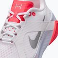 Women's training shoes Nike Hybrid RN white/laser crimson/metallic silver 5