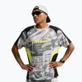 Men's running shirt Nike Dri-FIT Printed SS smoke grey/black/light lemon twist
