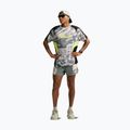 Men's running shirt Nike Dri-FIT Printed SS smoke grey/black/light lemon twist 2