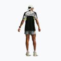 Men's running shirt Nike Dri-FIT Printed SS smoke grey/black/light lemon twist 3