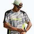 Men's running shirt Nike Dri-FIT Printed SS smoke grey/black/light lemon twist 4