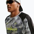 Men's running shirt Nike Dri-FIT Printed SS smoke grey/black/light lemon twist 6