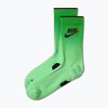 Socks Nike Run Midweight illusion green/black