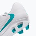 Children's football boots Nike Phantom 6 Low Club Jr MG white/white/dusty cactus 6