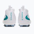 Children's football boots Nike Phantom 6 High Academy AG white/white/dusty cactus 5