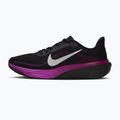 Women's running shoes Nike Pegasus 42 black/vivid purple/metallic silver 2