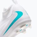 Children's football boots Nike Phantom 6 High Academy Jr FG/MG white/white/dusty cactus 7