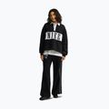 Women's sweatshirt Nike Studio Fleece Medium Weight total black/sail/sail 2