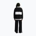 Women's sweatshirt Nike Studio Fleece Medium Weight total black/sail/sail 3