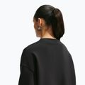 Women's sweatshirt Nike Studio Fleece Medium Weight total black/sail 5