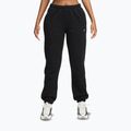 Women's trousers Nike Studio Fleece total black/sail
