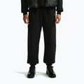 Women's trousers Nike Studio Fleece Medium Weight total black/sail