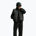 Women's trousers Nike Studio Fleece Medium Weight total black/sail 4