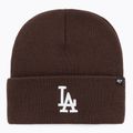 Winter hat 47 Brand MLB Los Angeles Dodgers Sox Haymaker brown