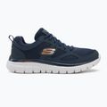 Men's shoes SKECHERS Burns Agoura navy/orange 2