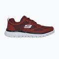 Men's shoes SKECHERS Burns Agoura burgundy 2