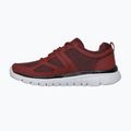 Men's shoes SKECHERS Burns Agoura burgundy 3