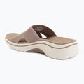 Women's slides SKECHERS Go Walk Arch Fit 2.0 Dakota brown 3