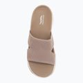 Women's slides SKECHERS Go Walk Arch Fit 2.0 Dakota brown 5