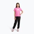 Children's T-shirt New Balance Jersey Stacked Logo Tee pink satin 2