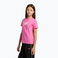 Children's T-shirt New Balance Jersey Stacked Logo Tee pink satin 4