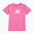 Children's T-shirt New Balance Jersey Stacked Logo Tee pink satin 6