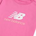 Children's T-shirt New Balance Jersey Stacked Logo Tee pink satin 8
