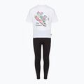 Children's set New Balance Floral Shoe Graphic Tee and Legging nb bright white