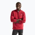 Men's running longsleeve New Balance Athletics Heat Grid 1/2 Zip podium red